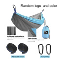 Lightweight Nylon Parachute Hammock Double & Single Portable Hammocks with 2 Tree Straps Camping Hammocks